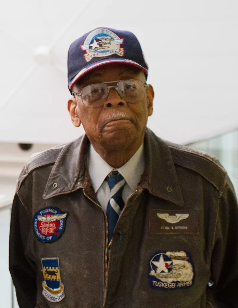 Tuskegee Airmen Alexander Jefferson. - US Embassy London / Wikimedia Commons