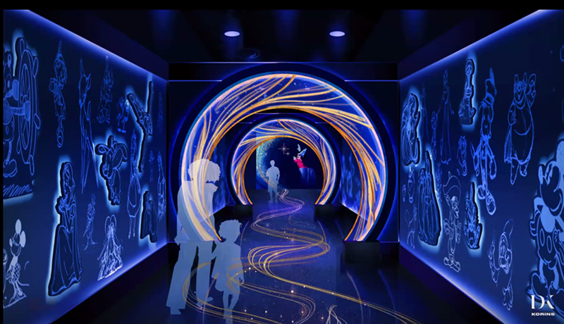 A rendering of the Disney Animation Immersive Experience. - Screenshot