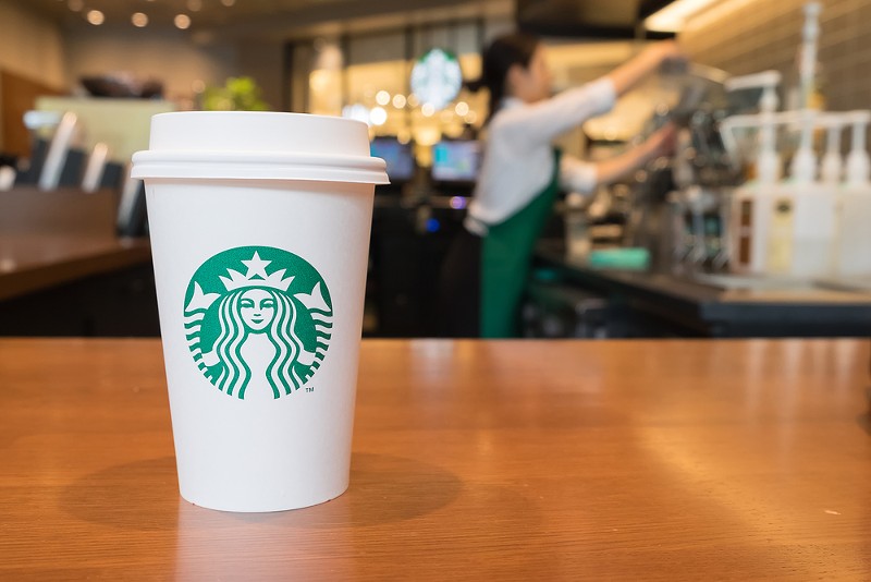 A dozen Starbucks stores in Michigan have voted to unionize. - Shutterstock