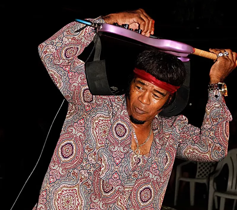 Billy Davis, a guitar legend and bonafide badass who lives in Southfield. - Courtesy photo