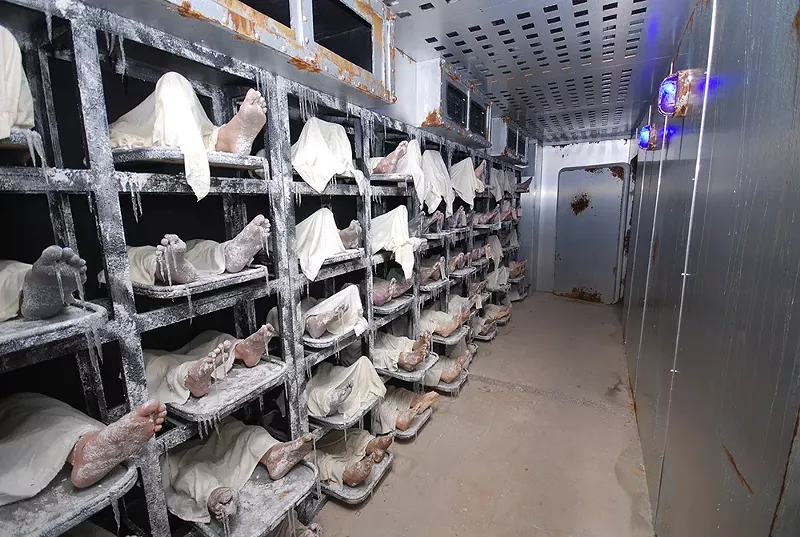 Eloise Asylum developer David Carry says the haunted attraction's “morgue” is so realistic that it has fooled attendees into believing it was real. - Courtesy photo