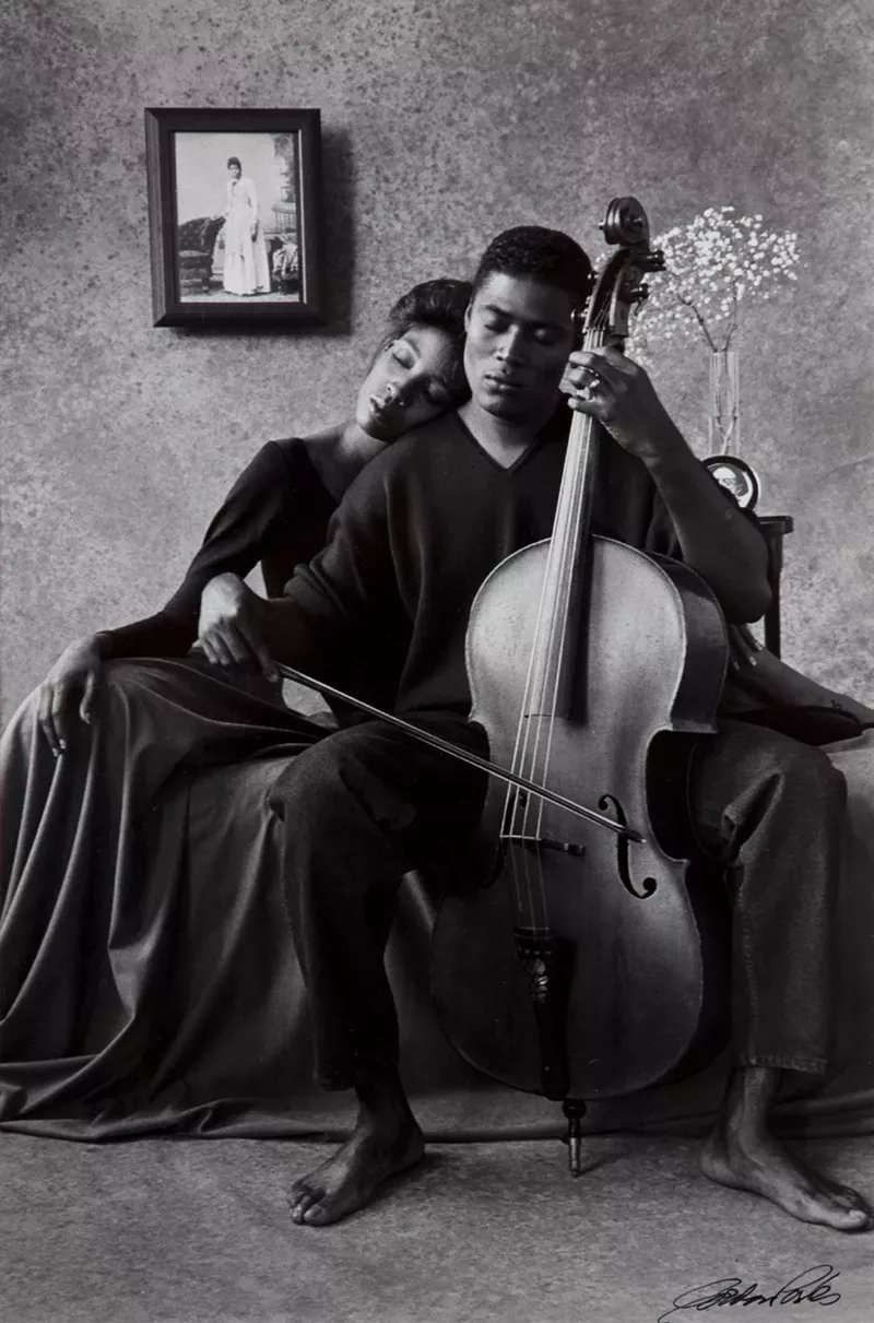 Gordon Parks' "Music—That Lordly Power" from 1993 is on display at the Charles H. Wright Museum's "Jazz Greats" exhibit. - Courtesy photo
