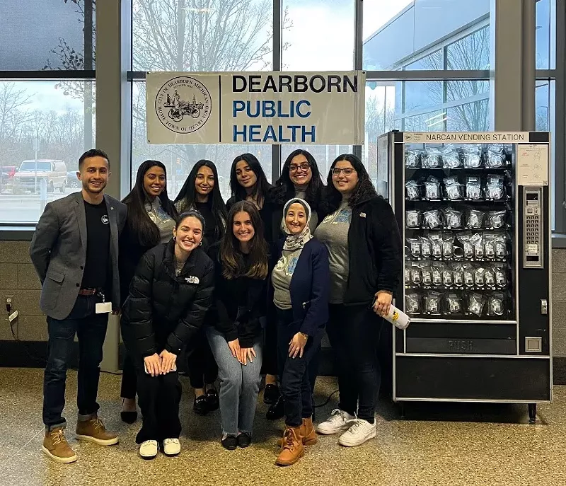 A new vending machine will dispense Narcan free of charge. - Courtesy of Dearborn Department of Public Health