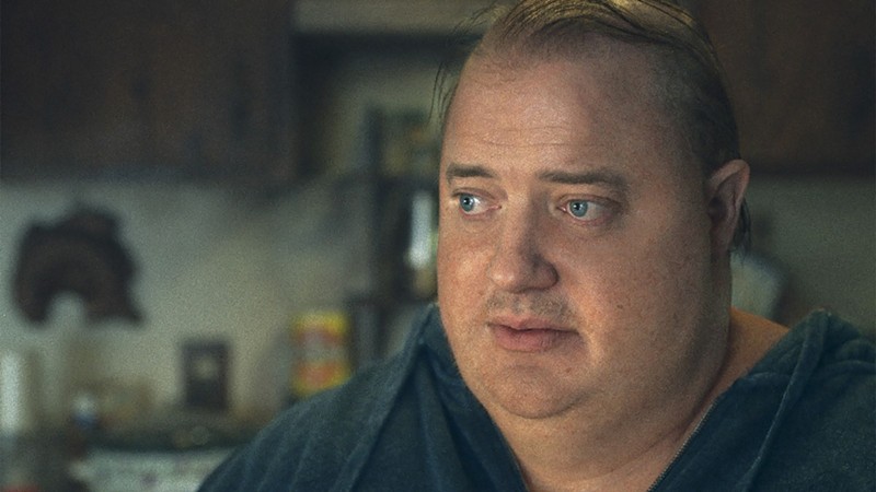 Brendan Fraser as Charlie in The Whale. - A24