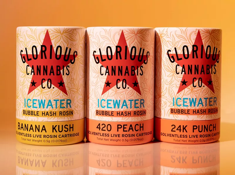 Glorious Cannabis recently launched a line of Icewater Bubble Hash Rosin. - Courtesy photo