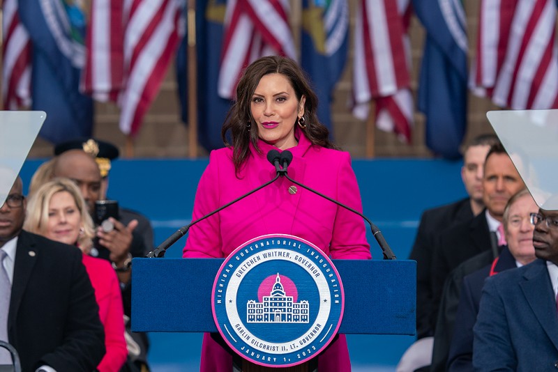 Gov. Whitmer was sworn in for a second term on Jan. 1, 2023. Democrats now have full control the state for the first time in nearly 40 years. - Joe Maroon