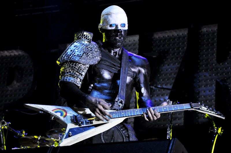 Wes Borland performing with Limp Bizkit in 2011. - Shutterstock