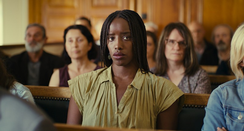 Kayije Kagame stars as Rama, a writer interested in the trial of Laurence Coly, a fictionalized version of the real-life 2013 case of Fabienne Kabou. - Srab Films / Arte France Cinema