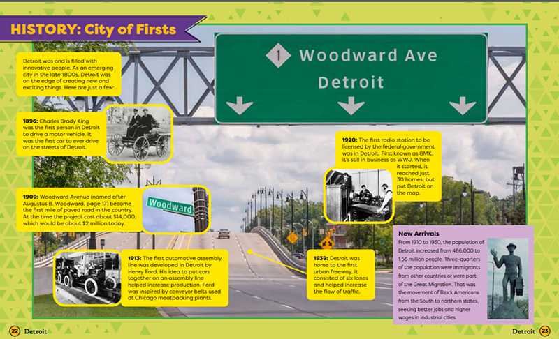 Detroit was a pioneer, including having the first mile of paved road in the U.S. and the first urban freeway. - Courtesy of Arcadia