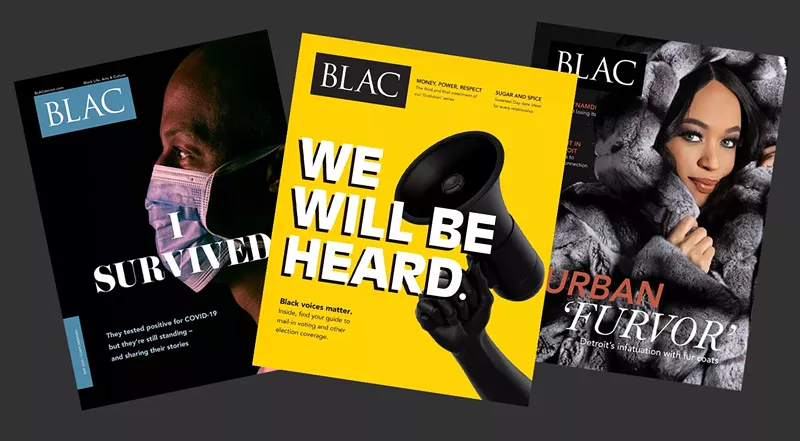 Several BLAC magazine covers. The publicatione has seen a chaotic run under new owner Billy Strawter Jr. - Courtesy photos