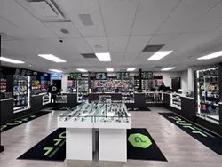 Inside the new Puff Cannabis dispensary in River Rouge. - Courtesy of Puff Cannabis Company