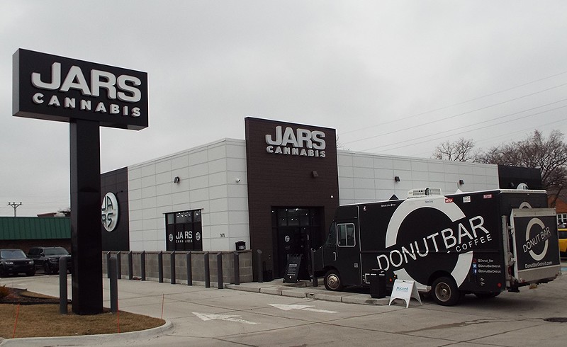 The 4,000-square-foot JARS Cannabis dispensary is located at 101 N. Groesbeck Hwy., Mount Clemens. - Erika DeLange