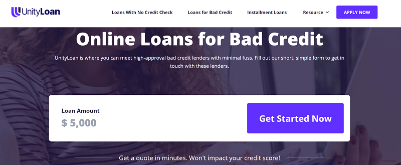 UnityLoan Review: Best Platform for Online No-Credit-Check Loan