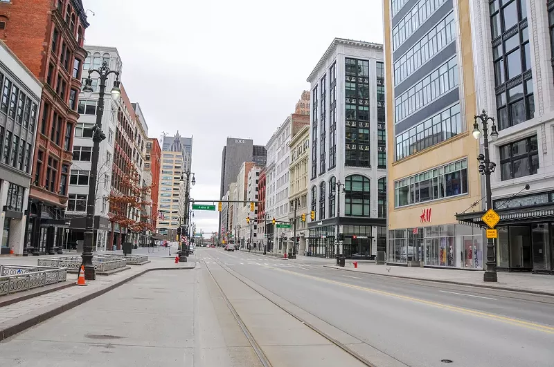 Downtown Detroit. - Shutterstock