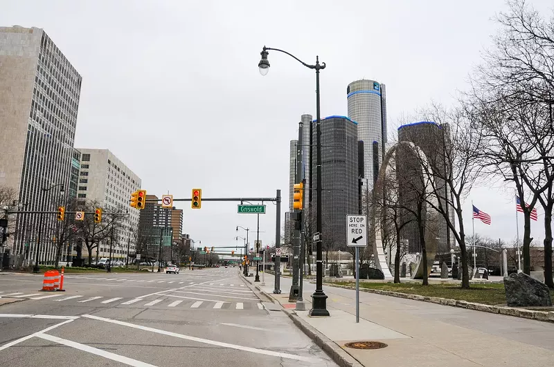 Detroit’s Renaissance Center. - Shutterstock