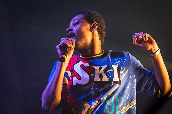 Danny Brown performing at the Majestic Theatre, 2018 - Doug Coombe