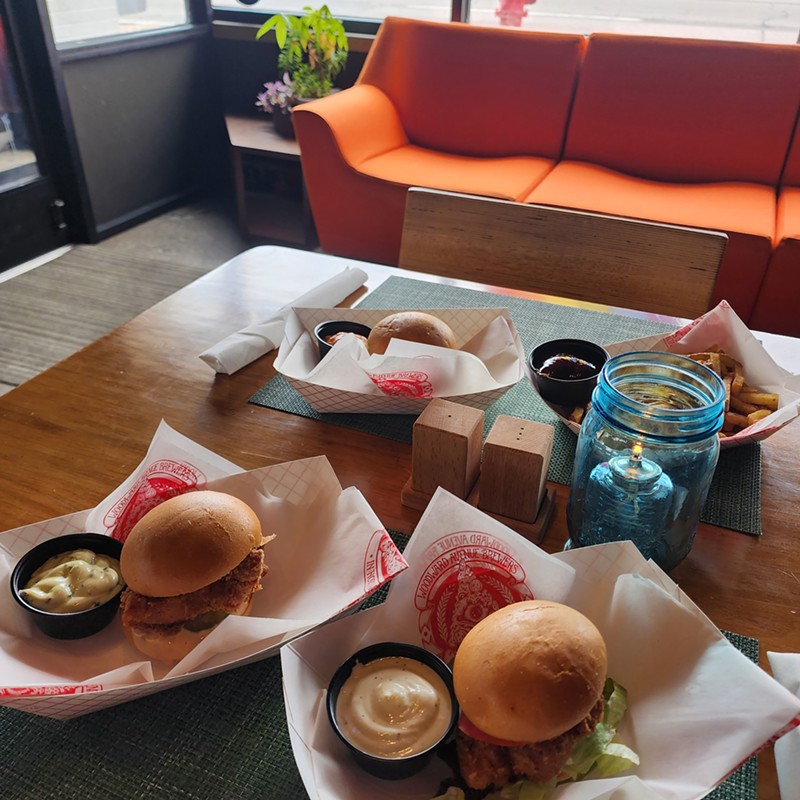 “If you’re hanging out and you want a snack you can get one slider, or if you’re with friends you can mix and match,” says The Emory general manager Jesse Shepherd-Bates. - Courtesy photo