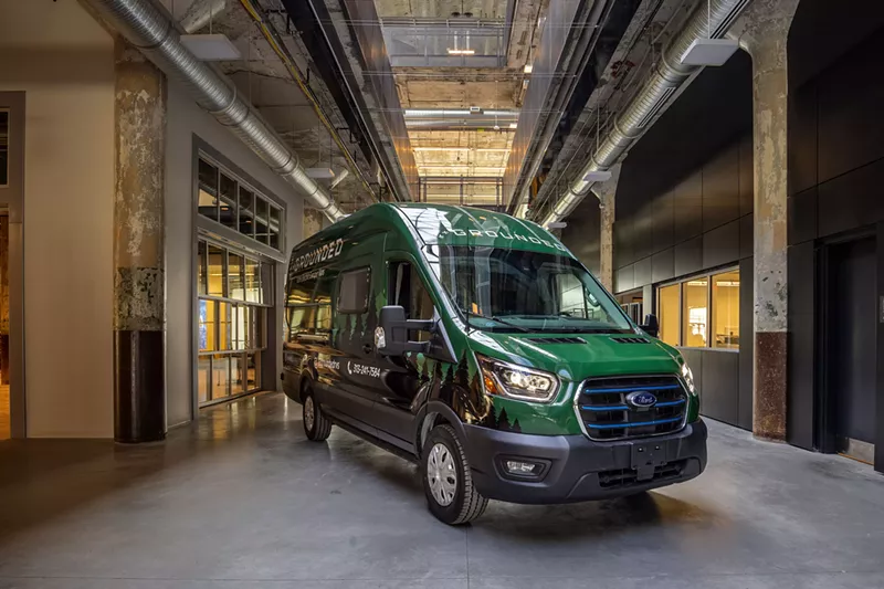 Grounded has created the first fully electric RV on the market inside Newlab at Michigan Central's Book Depository. - Courtesy of Grounded