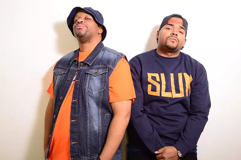 T3 (left) and Young RJ of Slum Village. - Frankie Fultz