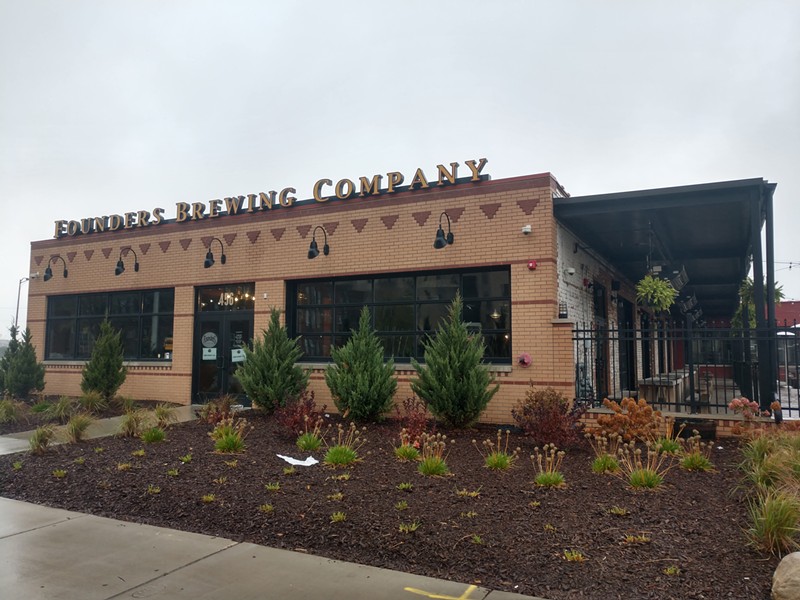 Founders Brewing Co.’s former Detroit taproom. - Gabe Silver