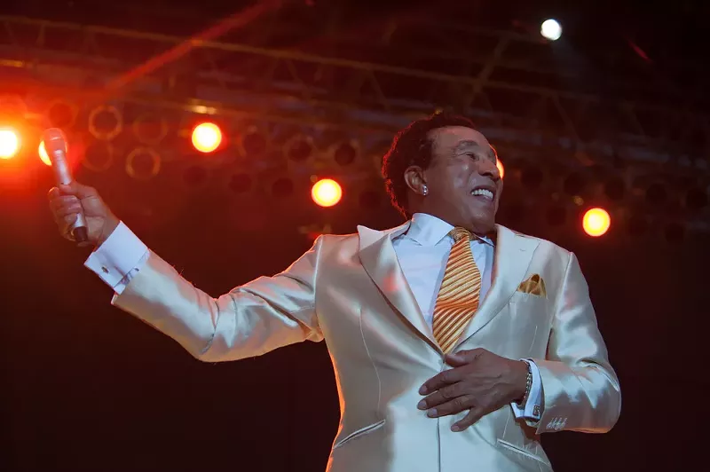 Smokey Robinson performing in 2012. - Shutterstock