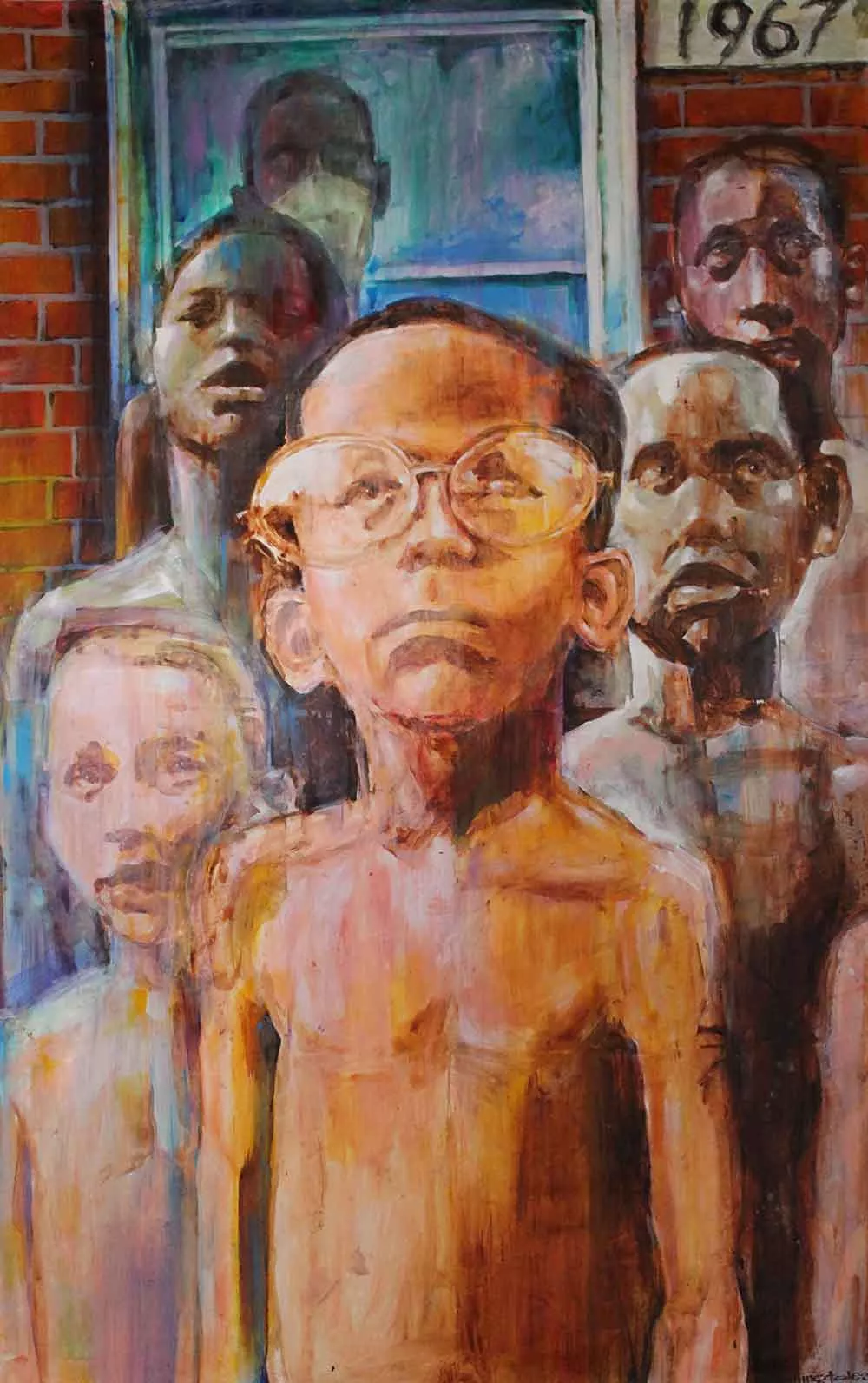 “Get Yo Mans” - Sterling Toles - Acrylic on Canvas - - Sterling Toles is a visual and sonic artist rooted in Detroit.