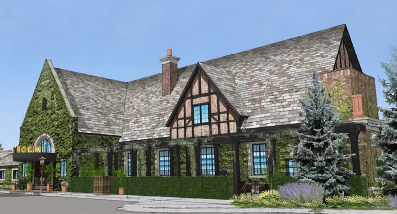 Big Rock Italian Chophouse will replace the former Big Rock Chophouse in Birmingham’s old Grand Trunk Western Railroad Depot. - Rendering courtesy of Cameron Mitchell Restaurants