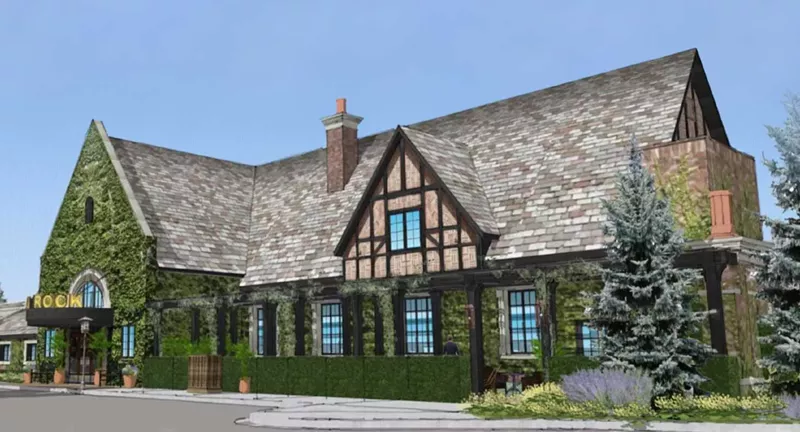 Big Rock Italian Chophouse will replace the former Big Rock Chophouse in Birmingham’s old Grand Trunk Western Railroad Depot. - Rendering courtesy of Cameron Mitchell Restaurants