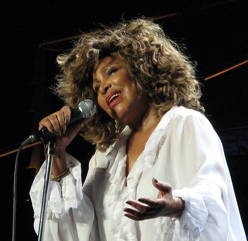 Tina Turner during her 50th Anniversary Tour in 2009. - Philip Spittle, Wikimedia Creative Commons