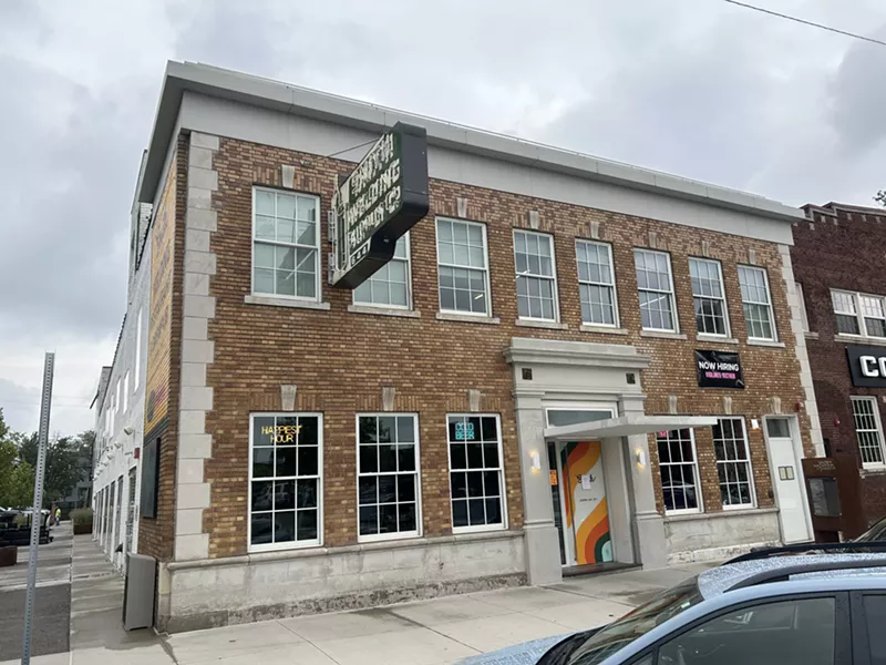 A sign on the building at 644 Selden St. reads “Now Hiring Vigilante Kitchen.” - Steve Neavling