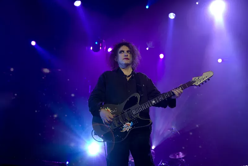 The Cure frontman Robert Smith. - Shutterstock