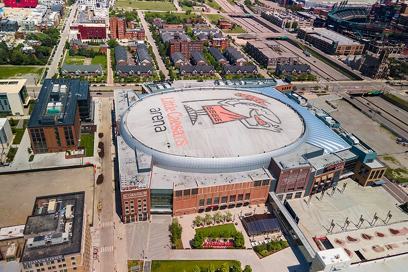 The Ilitch-owned Olympia Development failed to deliver on its promise to create new neighborhoods surrounding Little Caesars Arena in what was pitched as the “District Detroit.” - Shutterstock