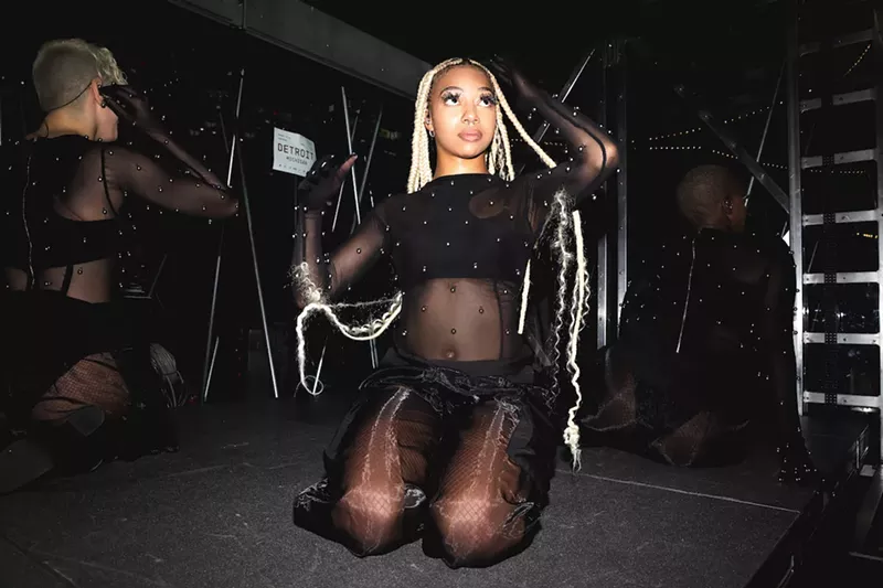 Detroit’s own Trinity Joy, aka the Traperinna, performed with Beyonce on Wednesday night. - Leah Nardos Takele