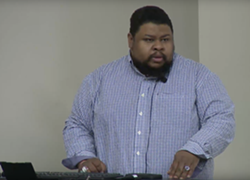 Michael Twitty During his talk at the University of Michigan