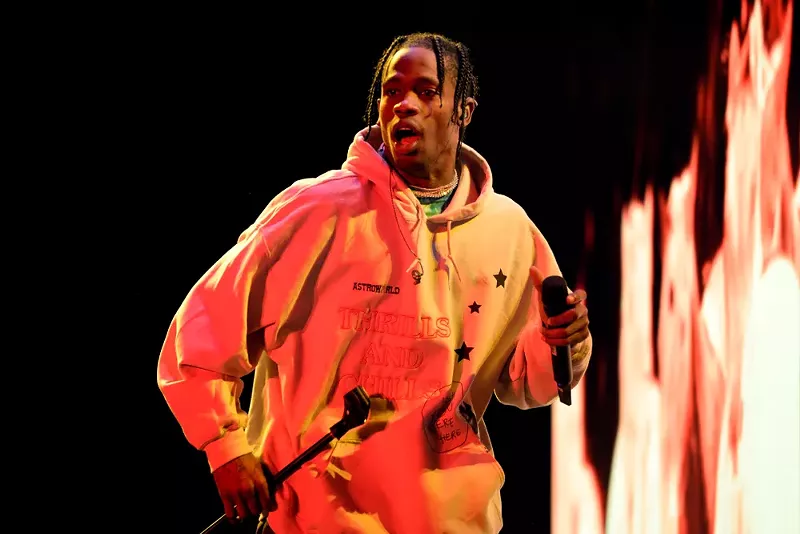 Travis Scott is known for his wild live shows. - Shutterstock