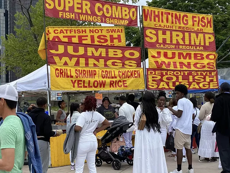 A scene from the 2022 Ribs R&B Music Festival in Detroit. - Ribs R&B Music Festival, Facebook