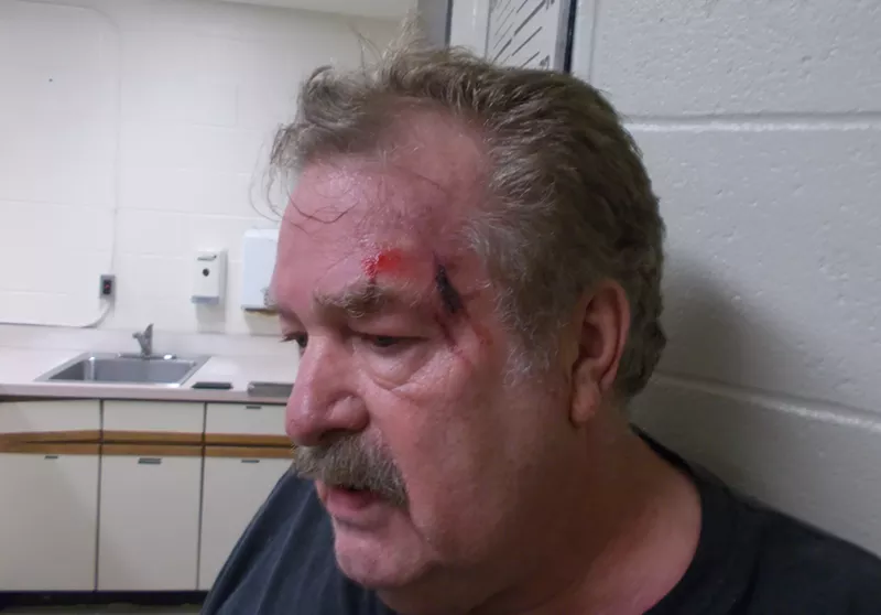 Larry White, a 74-year-old veteran, sued the Madison Height Police Department after he was brutally attacked by cops. - Courtesy of Jon Marko