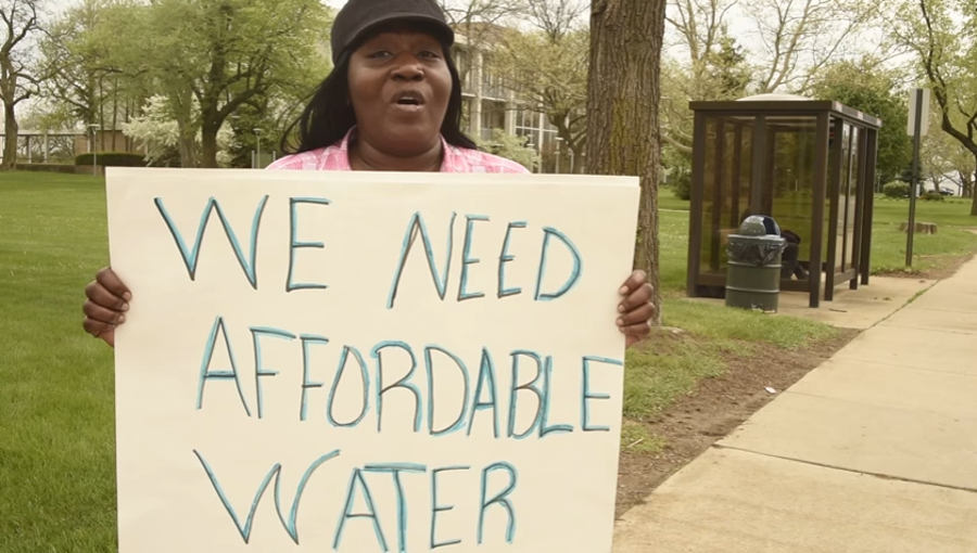 Flint water rates, already among the highest in the nation, could double by the year 2022. - Courtesy of the ACLU of Michigan