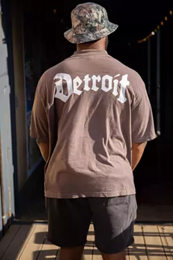David Vintage’s pieces are emblazoned with messages about Detroit. - Courtesy photo