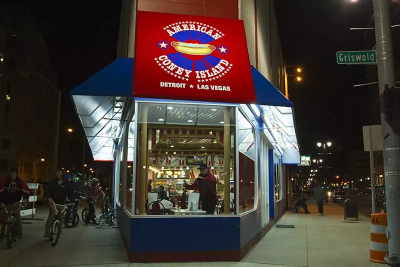 Downtown Detroit’s American Coney Island. - Steve Neavling