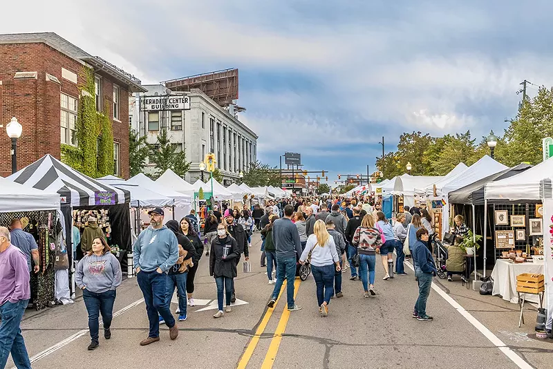 The Funky Ferndale Art Fair and DIY Street Fair bring art vendors, live music, food, and more to downtown Ferndale. - DIY Street Festival