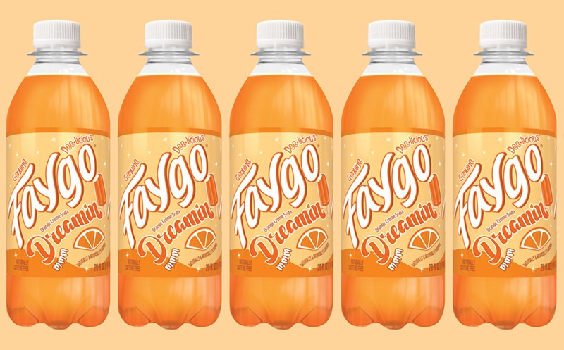 Orange creme-themed Never Stop Dreamin’ is the latest Faygo flavor. - Courtesy of Faygo