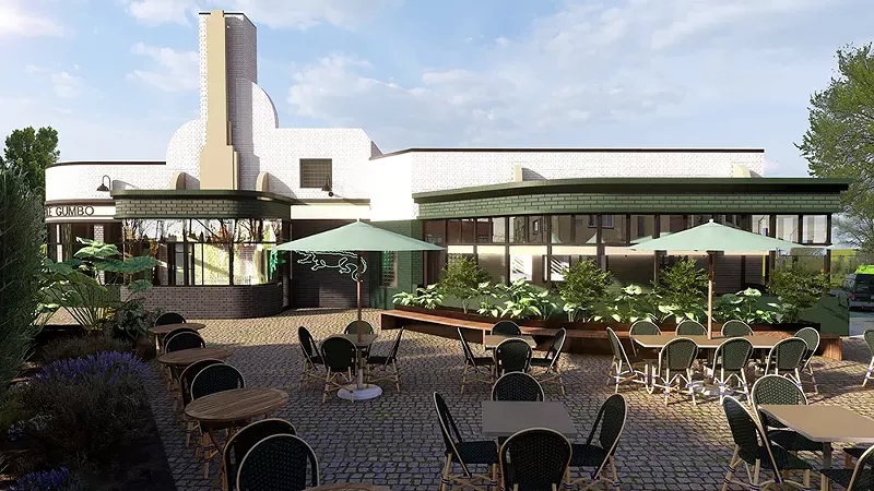 The new Louisiana Creole Gumbo will also include a patio. - Hannah Jones Associates