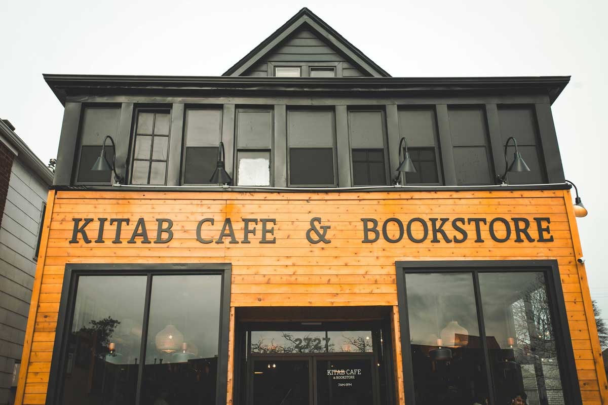 Kitab Café’s owners initially set out to open a bookstore, but its coffee and food offerings have become popular. - Viola Klocko