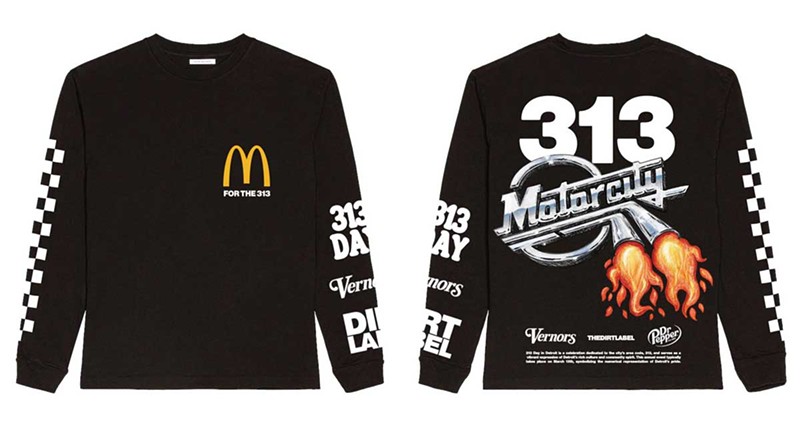 These “313 Day” McDonald’s shirts kind of go hard? - Courtesy photo