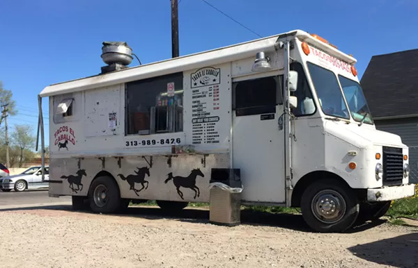 Tacos El Caballo. - Photo by Tom Perkins
