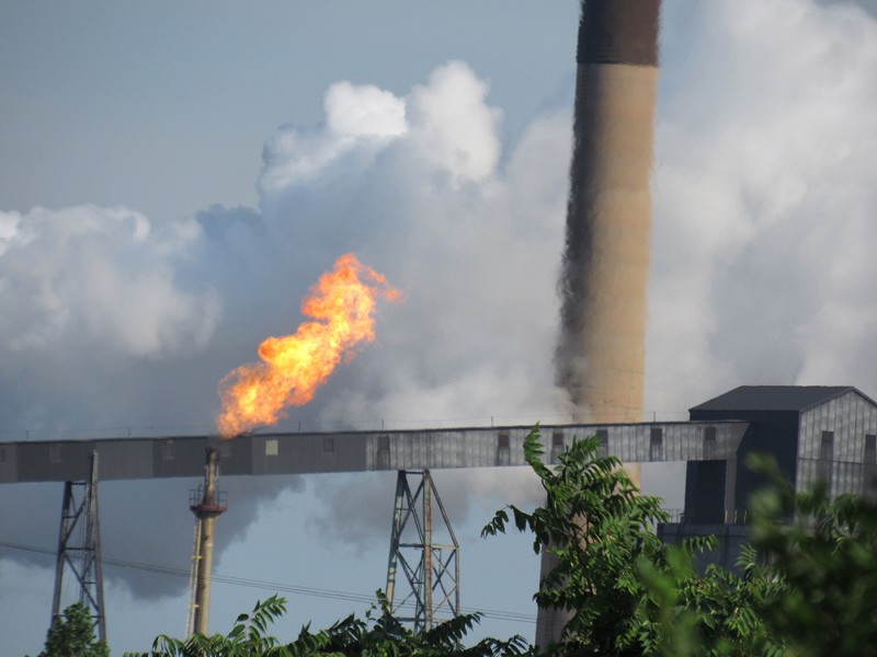 Zug Island is the site of pollution-spewing industrial plants in River Rouge, just south of Detroit. - Shutterstock