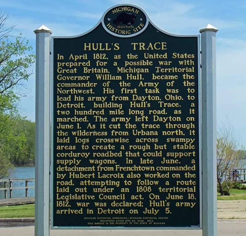 General William Hull’s army arrived in Detroit on July 5, 1812. - Shutterstock