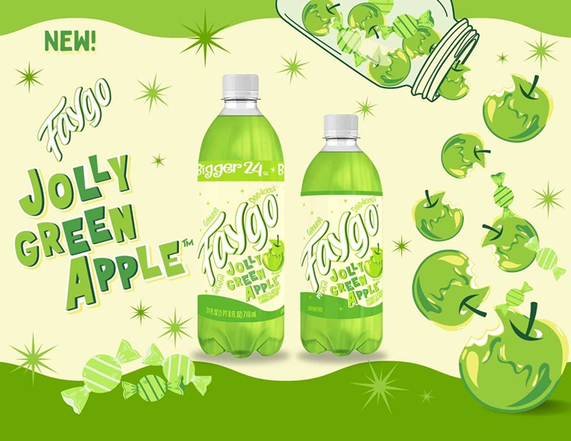 Faygo plans to debut its new “Jolly Green Apple” at Arts, Beats & Eats. - Courtesy of Fargo