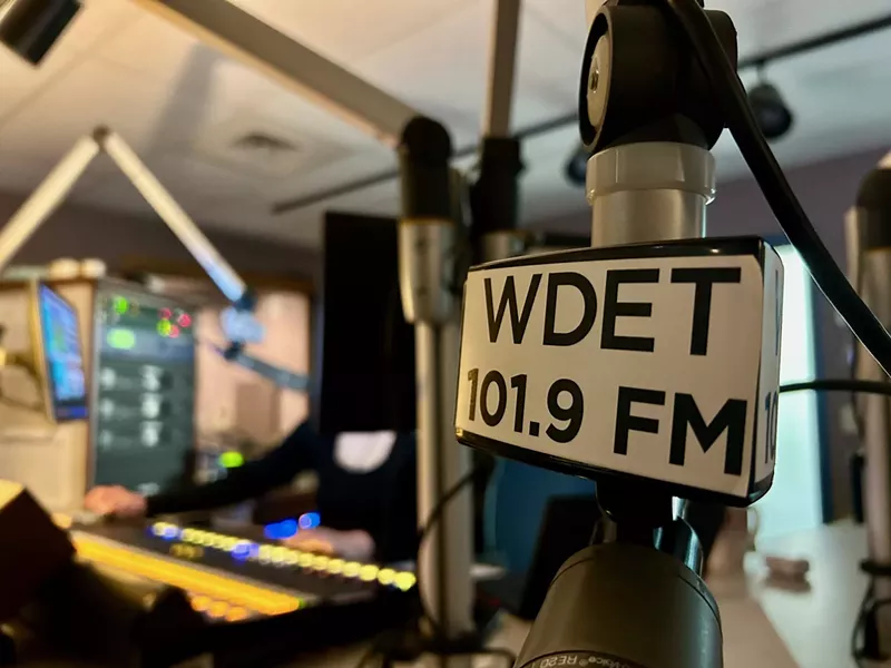 WDET studios in Midtown in Detroit. - Steve Neavling